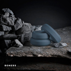 Boners Set de 3 cockrings Boners silicone
